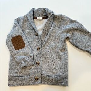 1.5-2 Year Toddler Gray with Elbow Patches H&M Cardigan